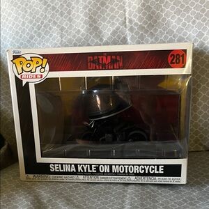 Funko Pop Selina Kyle Riding Black Motorcycle